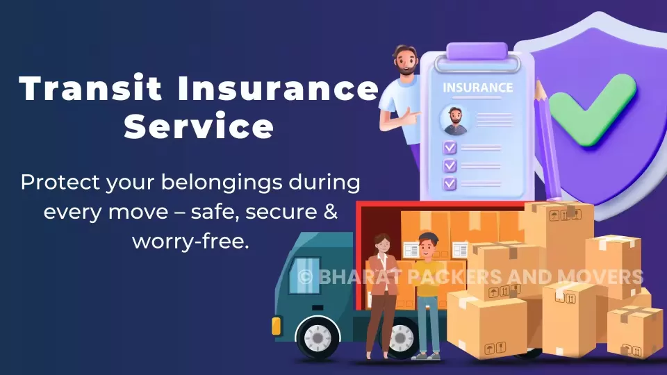 Transit insurance packers movers patna - real job photo by Bharat Packers and Movers